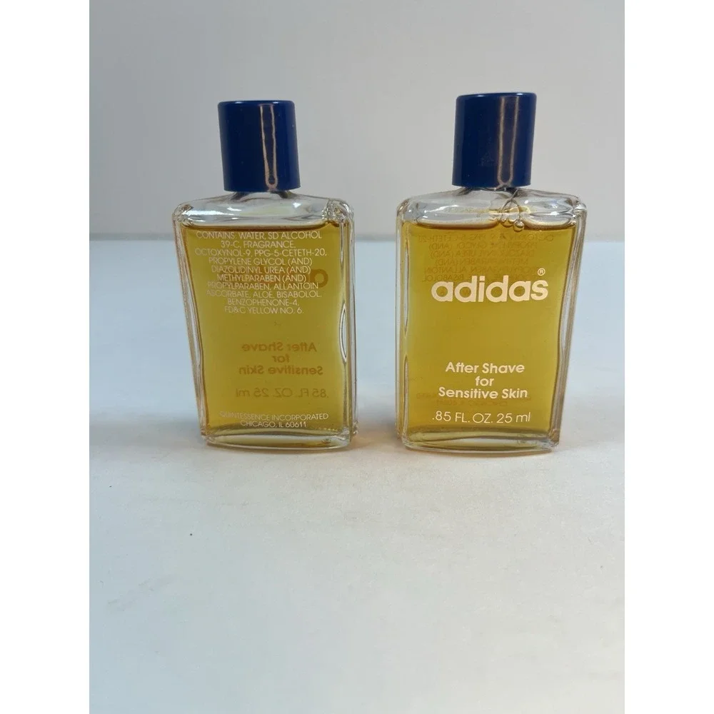 Adidas After Shave For Sensitive Skin 8.5 Fl.‎ Oz Splash Travel 2 Count
